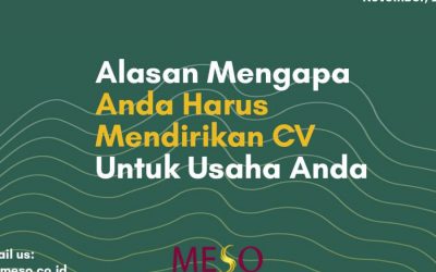 Alasan Mengapa Anda Harus Mendirikan CV Untuk Usaha Anda